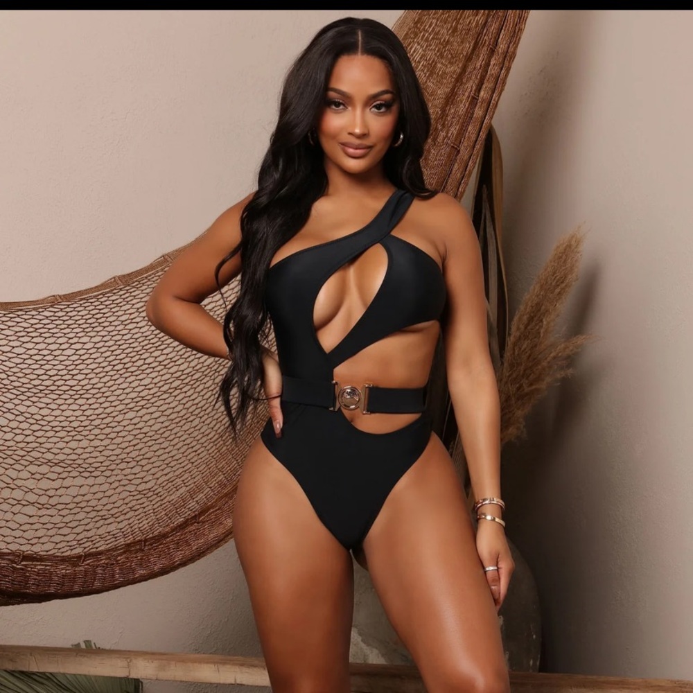 Fashion Nova Swim with cutouts